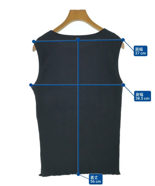 JOURNAL STANDARD L'ESSAGE（ジャーナルスタンダードレサージュ）ノースリーブ 紺 サイズ:-(S位) レディース/2200675774062