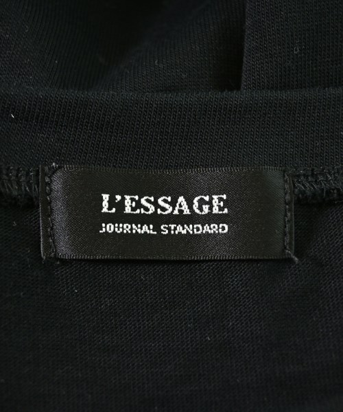 JOURNAL STANDARD L'ESSAGE（ジャーナルスタンダードレサージュ）Tシャツ・カットソー 黒 サイズ:F レディース/2200675941082