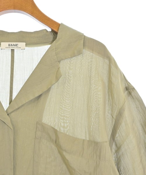 JOURNAL STANDARD L'ESSAGE（ジャーナルスタンダードレサージュ）カジュアルシャツ ベージュ サイズ:F レディース/2200672193170