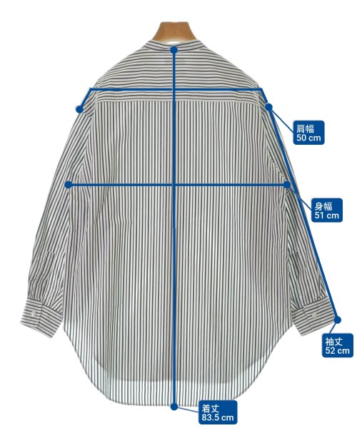 JOURNAL STANDARD L'ESSAGE（ジャーナルスタンダードレサージュ）カジュアルシャツ 白 サイズ:F レディース/2200672696039