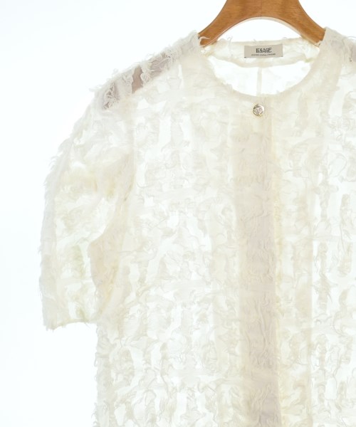JOURNAL STANDARD L'ESSAGE（ジャーナルスタンダードレサージュ）カジュアルシャツ 白 サイズ:-(L位) レディース/2200673250131