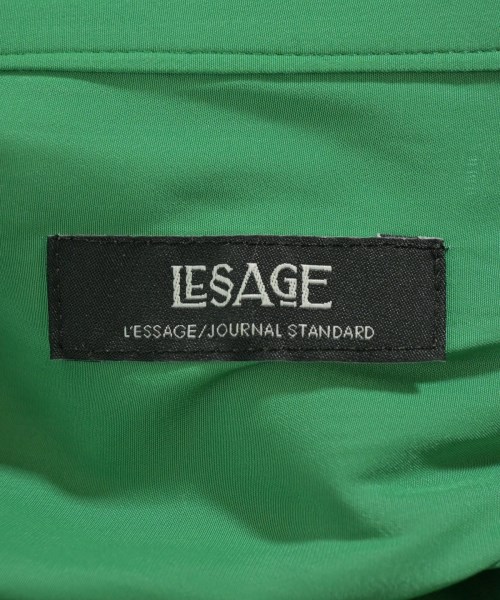 JOURNAL STANDARD L'ESSAGE（ジャーナルスタンダードレサージュ）シャツワンピース 緑 サイズ:-(M位) レディース/2200677928036