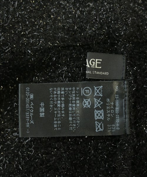 JOURNAL STANDARD L'ESSAGE（ジャーナルスタンダードレサージュ）ひざ丈スカート 黒 サイズ:-(M位) レディース/2200678286029