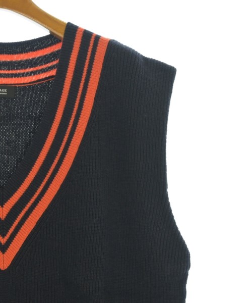 JOURNAL STANDARD L'ESSAGE（ジャーナルスタンダードレサージュ）ベスト 紺 サイズ:F レディース/2200674520035