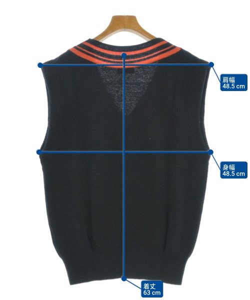 JOURNAL STANDARD L'ESSAGE（ジャーナルスタンダードレサージュ）ベスト 紺 サイズ:F レディース/2200674520035