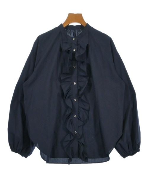 JOURNAL STANDARD L'ESSAGE(ジャーナルスタンダードレサージュ)ブラウス 紺 サイズ:F/2200673649140