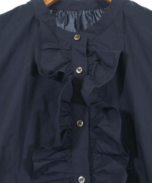 JOURNAL STANDARD L'ESSAGE（ジャーナルスタンダードレサージュ）ブラウス 紺 サイズ:F レディース/2200673649140