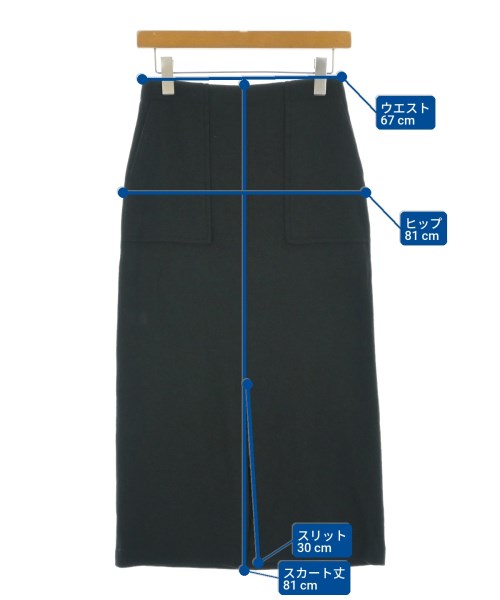 JOURNAL STANDARD L'ESSAGE（ジャーナルスタンダードレサージュ）ロング・マキシ丈スカート 黒 サイズ:36(S位) レディース/2200677828046