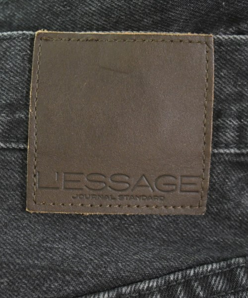 JOURNAL STANDARD L'ESSAGE（ジャーナルスタンダードレサージュ）デニムパンツ 黒 サイズ:38(M位) レディース/2200693595069