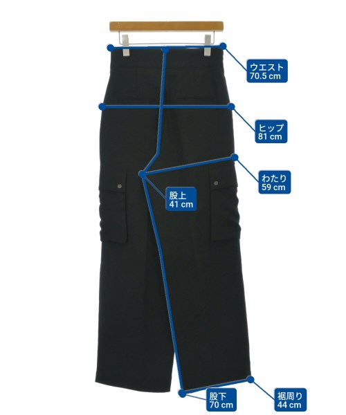 JOURNAL STANDARD L'ESSAGE（ジャーナルスタンダードレサージュ）カーゴパンツ 黒 サイズ:38(M位) レディース/2200688122195