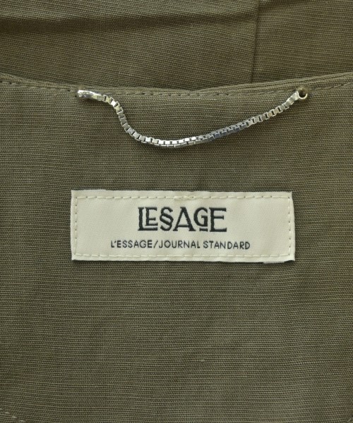JOURNAL STANDARD L'ESSAGE（ジャーナルスタンダードレサージュ）カジュアルシャツ カーキ サイズ:-(L位) レディース/2200688122416