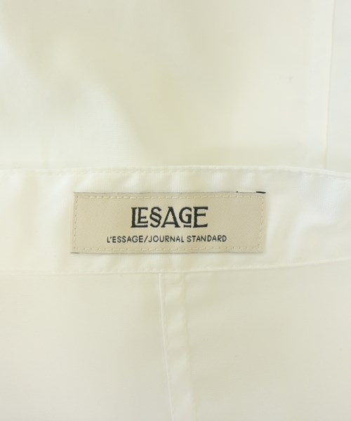 JOURNAL STANDARD L'ESSAGE（ジャーナルスタンダードレサージュ）カジュアルシャツ 白 サイズ:F レディース/2200692526101