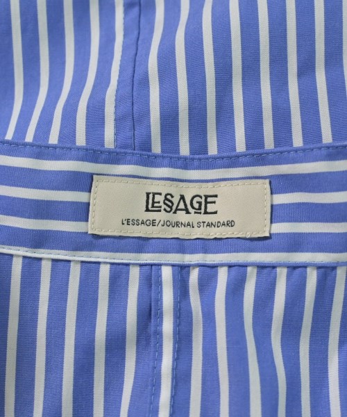 JOURNAL STANDARD L'ESSAGE（ジャーナルスタンダードレサージュ）カジュアルシャツ 青 サイズ:F レディース/2200693926122