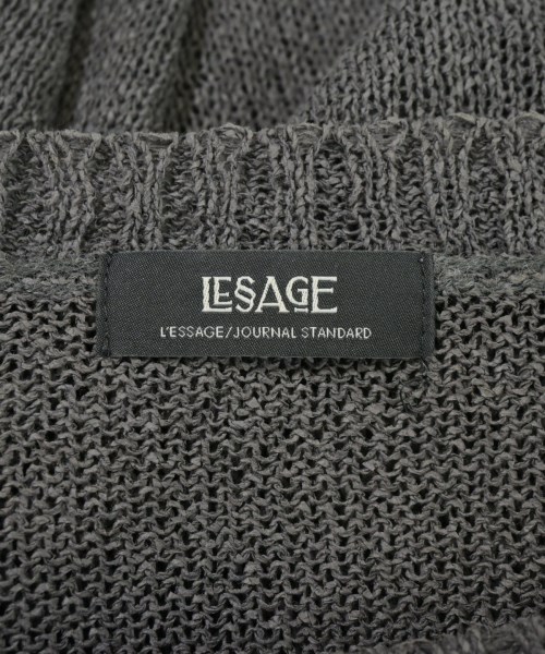 JOURNAL STANDARD L'ESSAGE（ジャーナルスタンダードレサージュ）ニット・セーター グレー サイズ:F レディース/2200693003038