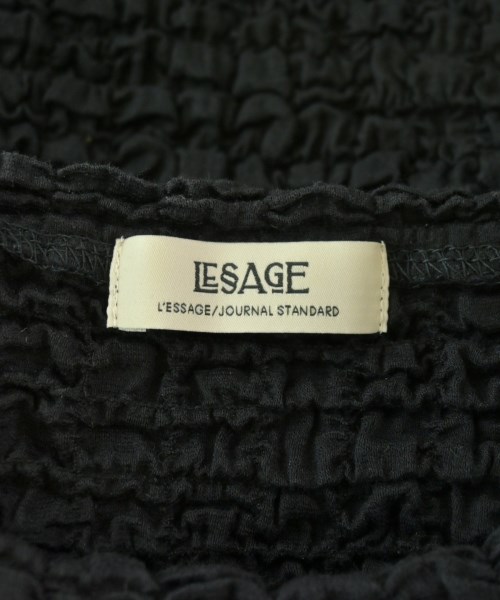 JOURNAL STANDARD L'ESSAGE（ジャーナルスタンダードレサージュ）Tシャツ・カットソー 黒 サイズ:-(S位) レディース/2200697144041