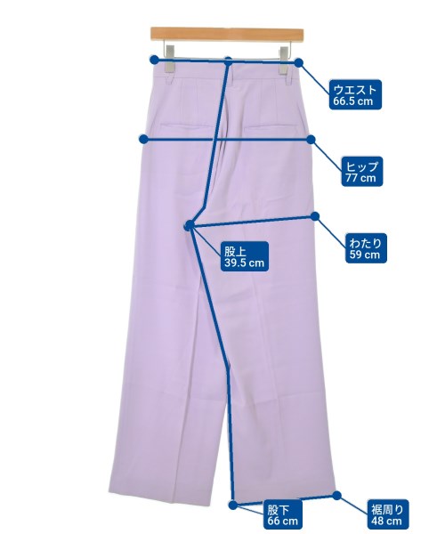 JOURNAL STANDARD L'ESSAGE（ジャーナルスタンダードレサージュ）スラックス ピンク サイズ:36(S位) レディース/2200645555059