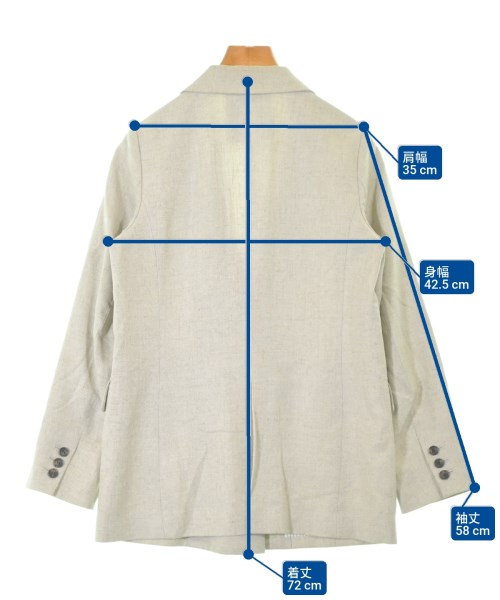 JOURNAL STANDARD L'ESSAGE（ジャーナルスタンダードレサージュ）ジャケット ベージュ サイズ:1(S位) レディース/2200645555066