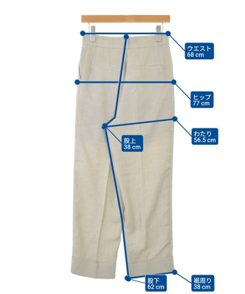 JOURNAL STANDARD L'ESSAGE（ジャーナルスタンダードレサージュ）スラックス ベージュ サイズ:36(S位) レディース/2200645555073