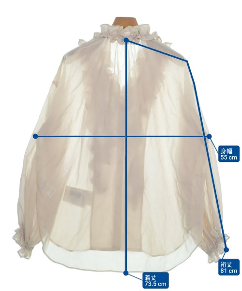 JOURNAL STANDARD L'ESSAGE（ジャーナルスタンダードレサージュ）ブラウス 白 サイズ:F レディース/2200648233282