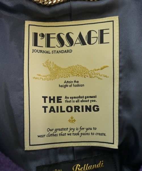JOURNAL STANDARD L'ESSAGE（ジャーナルスタンダードレサージュ）ステンカラーコート 紫 サイズ:F レディース/2200650422018