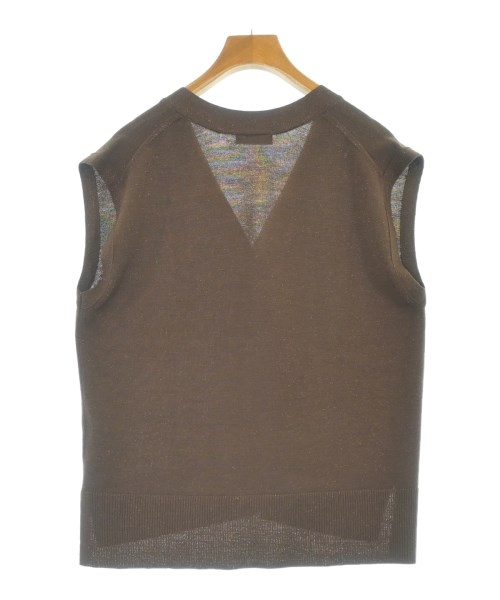 JOURNAL STANDARD L'ESSAGE（ジャーナルスタンダードレサージュ）ベスト/ノースリーブ 茶 サイズ:F レディース/2200654255049