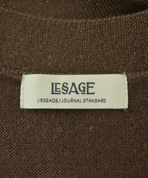 JOURNAL STANDARD L'ESSAGE（ジャーナルスタンダードレサージュ）ベスト/ノースリーブ 茶 サイズ:F レディース/2200654255049