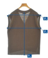 JOURNAL STANDARD L'ESSAGE（ジャーナルスタンダードレサージュ）ベスト/ノースリーブ 茶 サイズ:F レディース/2200654255049