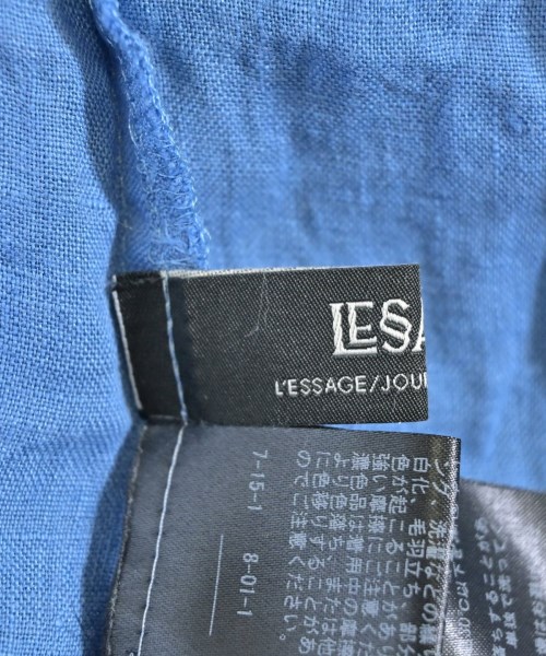 JOURNAL STANDARD L'ESSAGE（ジャーナルスタンダードレサージュ）シャツワンピース 青 サイズ:F レディース/2200653648071