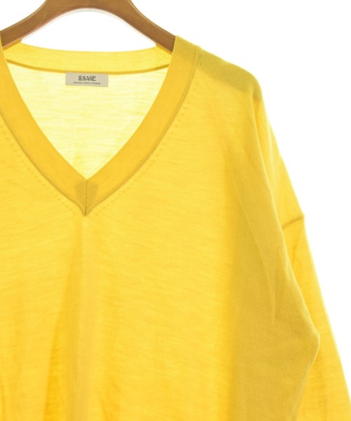 JOURNAL STANDARD L'ESSAGE（ジャーナルスタンダードレサージュ）ニット・セーター 黄 サイズ:-(M位) レディース/2200657233112