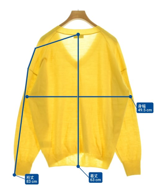JOURNAL STANDARD L'ESSAGE（ジャーナルスタンダードレサージュ）ニット・セーター 黄 サイズ:-(M位) レディース/2200657233112
