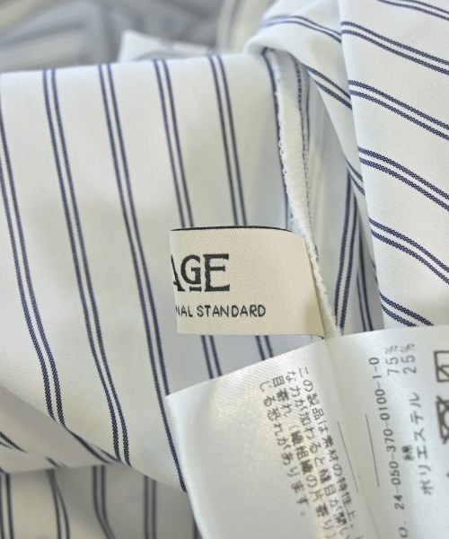 JOURNAL STANDARD L'ESSAGE（ジャーナルスタンダードレサージュ）カジュアルシャツ 白 サイズ:F レディース/2200710499127