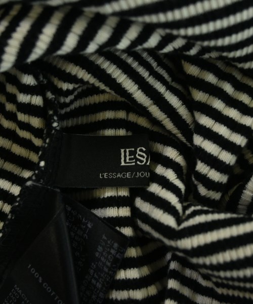 JOURNAL STANDARD L'ESSAGE（ジャーナルスタンダードレサージュ）Tシャツ・カットソー 黒 サイズ:-(M位) レディース/2200704538269