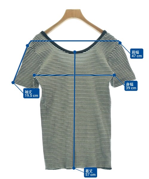 JOURNAL STANDARD L'ESSAGE（ジャーナルスタンダードレサージュ）Tシャツ・カットソー 黒 サイズ:-(M位) レディース/2200704538269