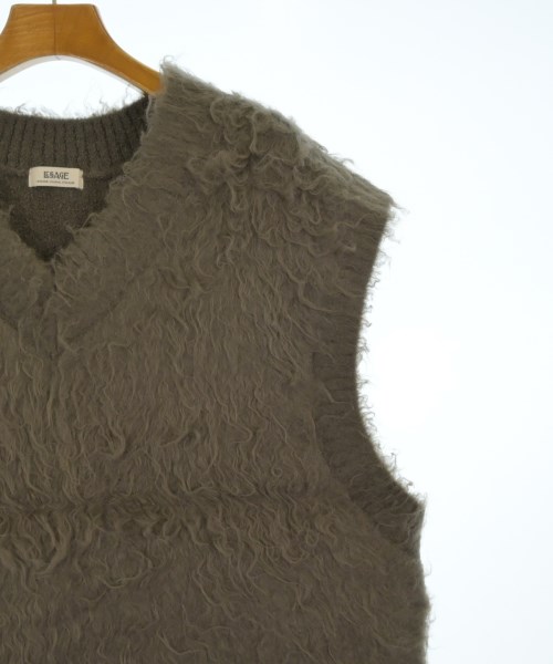 JOURNAL STANDARD L'ESSAGE（ジャーナルスタンダードレサージュ）ベスト 茶 サイズ:F レディース/2200637551021