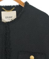 JOURNAL STANDARD L'ESSAGE（ジャーナルスタンダードレサージュ）ノーカラージャケット 黒 サイズ:F レディース/2200632288021