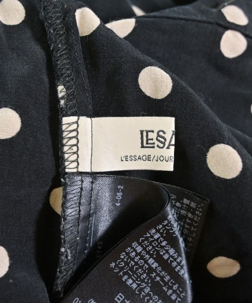 JOURNAL STANDARD L'ESSAGE（ジャーナルスタンダードレサージュ）カジュアルシャツ 黒 サイズ:F レディース/2200635968012