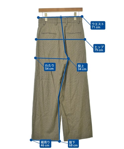 JOURNAL STANDARD L'ESSAGE（ジャーナルスタンダードレサージュ）スラックス 茶 サイズ:36(S位) レディース/2200637516068