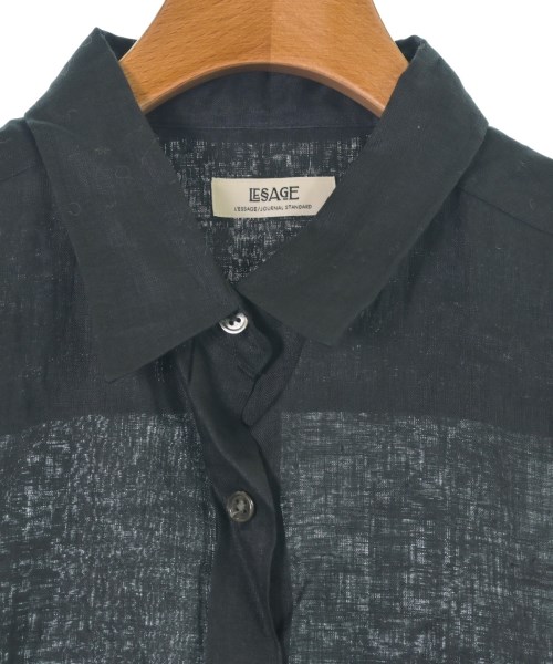 JOURNAL STANDARD L'ESSAGE（ジャーナルスタンダードレサージュ）ブラウス 黒 サイズ:F レディース/2200634991318