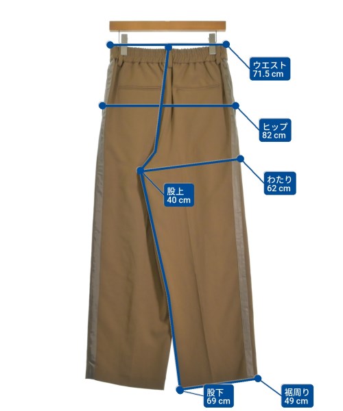 JOURNAL STANDARD L'ESSAGE（ジャーナルスタンダードレサージュ）スラックス 茶 サイズ:38(M位) レディース/2200640480028