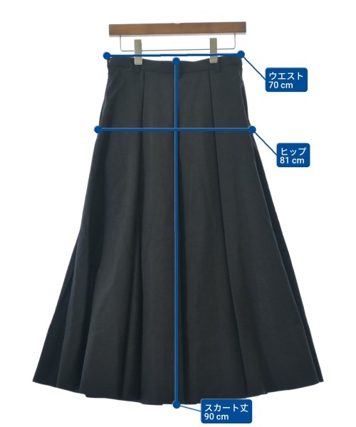 JOURNAL STANDARD L'ESSAGE（ジャーナルスタンダードレサージュ）ロング・マキシ丈スカート 黒 サイズ:38(M位) レディース/2200624360094