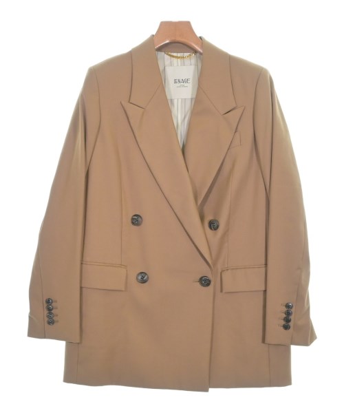JOURNAL STANDARD L'ESSAGE(ジャーナルスタンダードレサージュ)テーラードジャケット 茶 サイズ:F/2200647883037