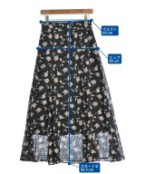 JOURNAL STANDARD L'ESSAGE（ジャーナルスタンダードレサージュ）ロング・マキシ丈スカート 黒 サイズ:F レディース/2200642421135