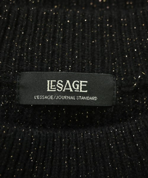 JOURNAL STANDARD L'ESSAGE（ジャーナルスタンダードレサージュ）ニット・セーター 黒 サイズ:F レディース/2200700541089