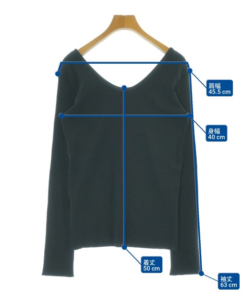 JOURNAL STANDARD L'ESSAGE（ジャーナルスタンダードレサージュ）Tシャツ・カットソー 黒 サイズ:-(S位) レディース/2200703724212