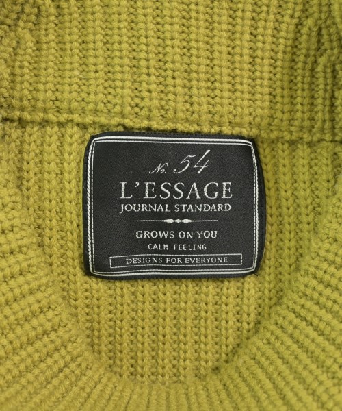 JOURNAL STANDARD L'ESSAGE（ジャーナルスタンダードレサージュ）ニット・セーター 緑 サイズ:-(M位) レディース/2200704978041