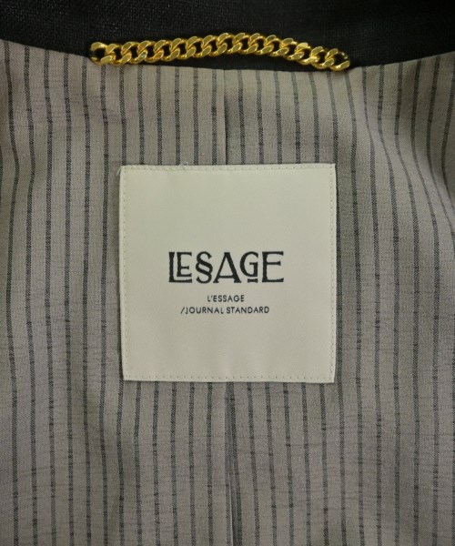 JOURNAL STANDARD L'ESSAGE（ジャーナルスタンダードレサージュ）テーラードジャケット 黒 サイズ:F レディース/2200704182011