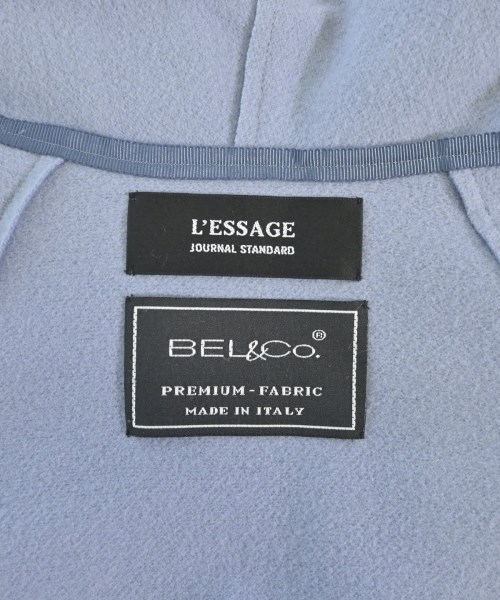 JOURNAL STANDARD L'ESSAGE（ジャーナルスタンダードレサージュ）チェスターコート 青 サイズ:F レディース/2200703889058