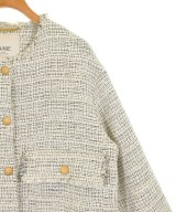 JOURNAL STANDARD L'ESSAGE（ジャーナルスタンダードレサージュ）ノーカラージャケット 白 サイズ:F レディース/2200706868012