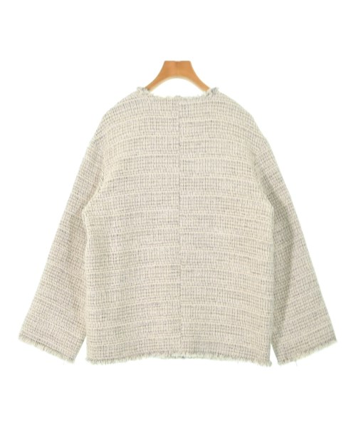 JOURNAL STANDARD L'ESSAGE（ジャーナルスタンダードレサージュ）ノーカラージャケット 白 サイズ:F レディース/2200662523062