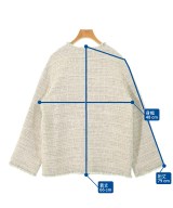 JOURNAL STANDARD L'ESSAGE（ジャーナルスタンダードレサージュ）ノーカラージャケット 白 サイズ:F レディース/2200662523062